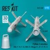 RESKIT RS72-0509 Python 3 missiles (4 pcs) (3D Printed) 1/72